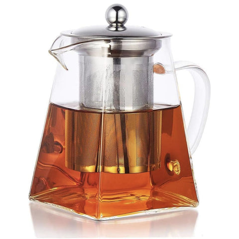 500ml Square Glass teapot with SS Infuser