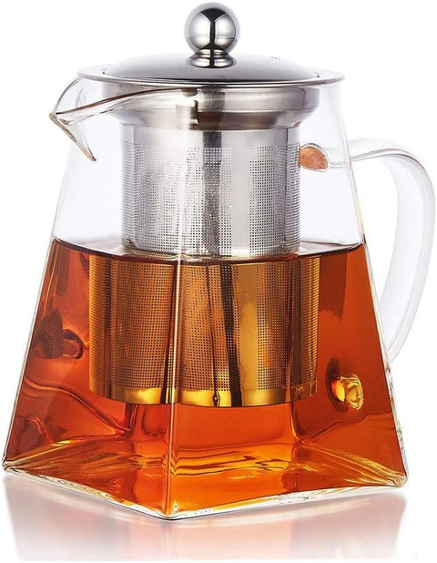 500ml Square Glass teapot with SS Infuser