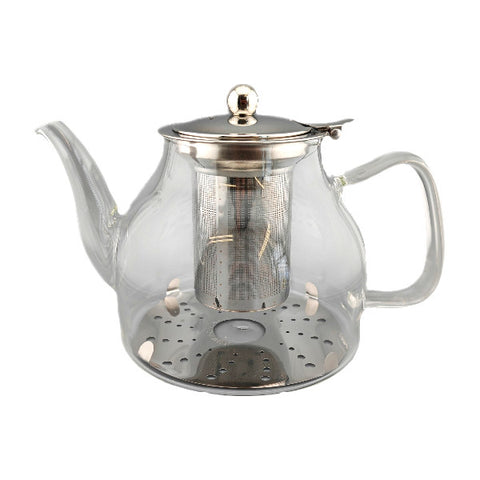 1.2l Clear Glass Teapot