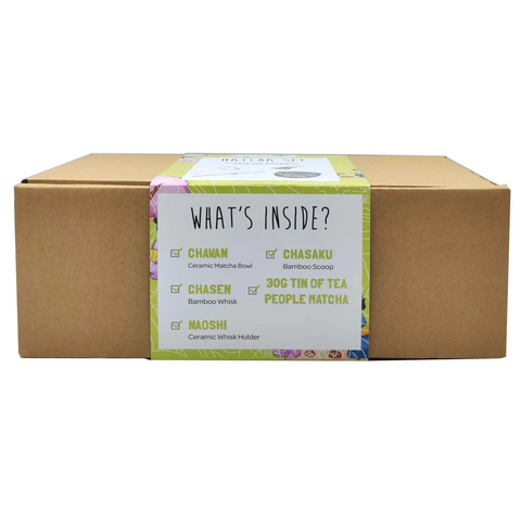Complete Matcha set in an attractive gift box
