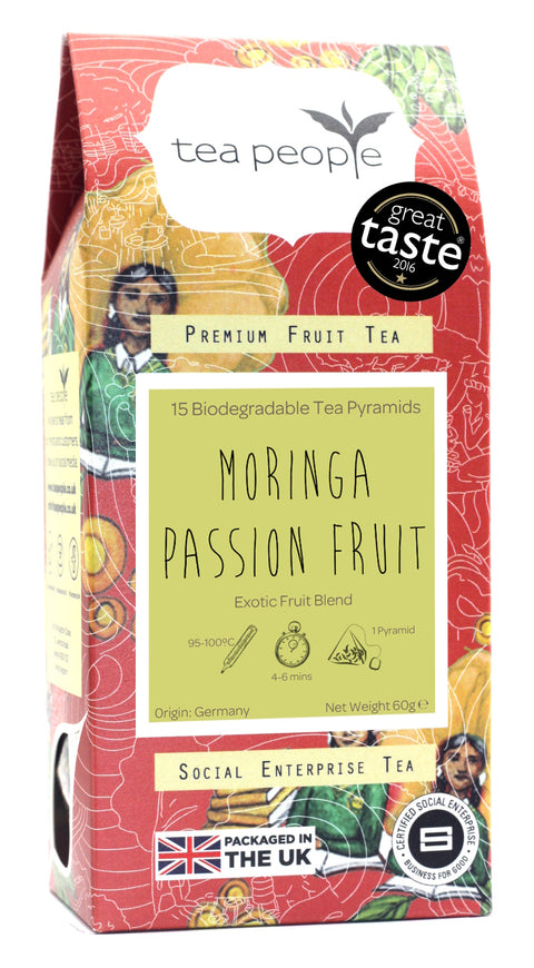 Moringa Passion Fruit - Fruit Tea Pyramids