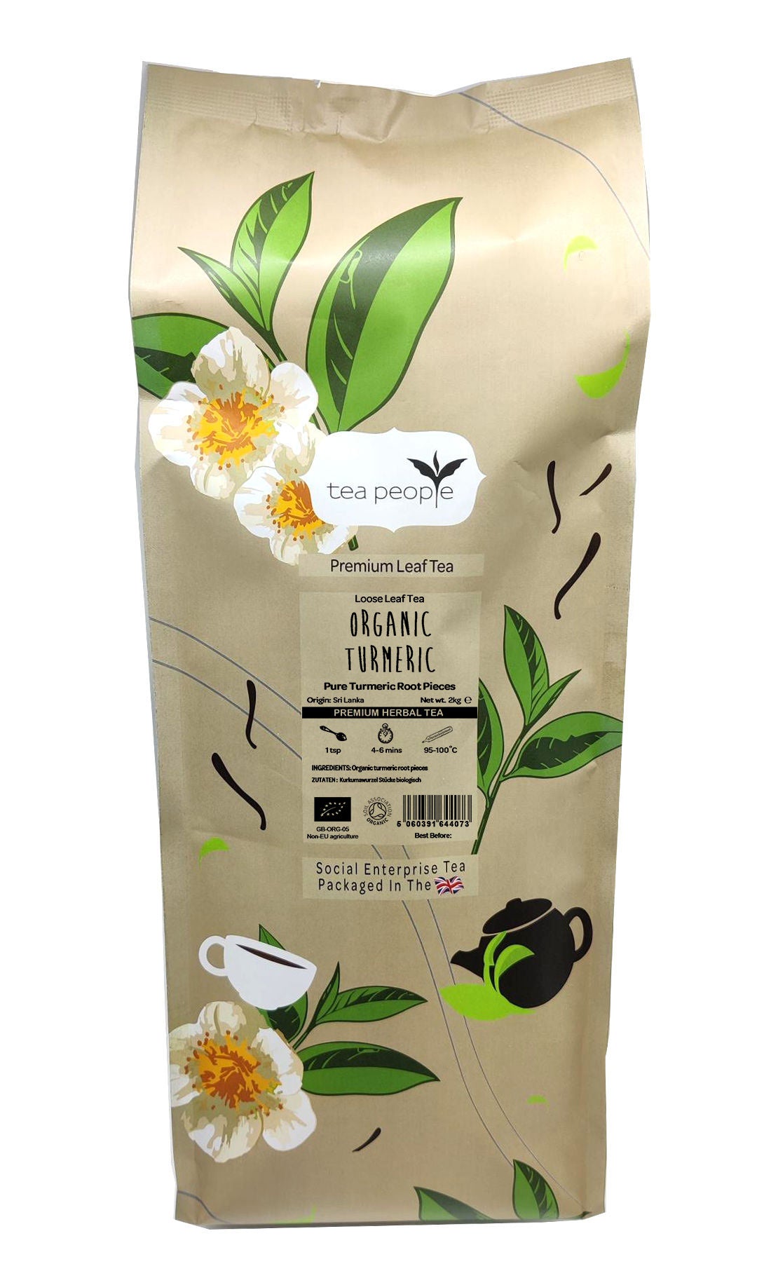 Organic Turmeric Root - Loose Herbal Tea