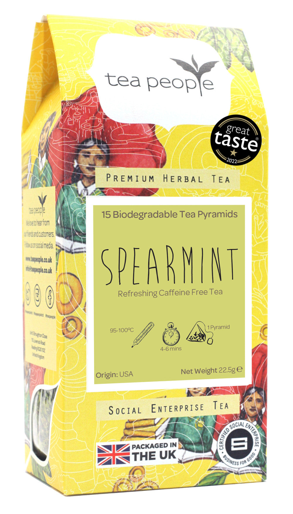 Spearmint - Herbal Tea Pyramids