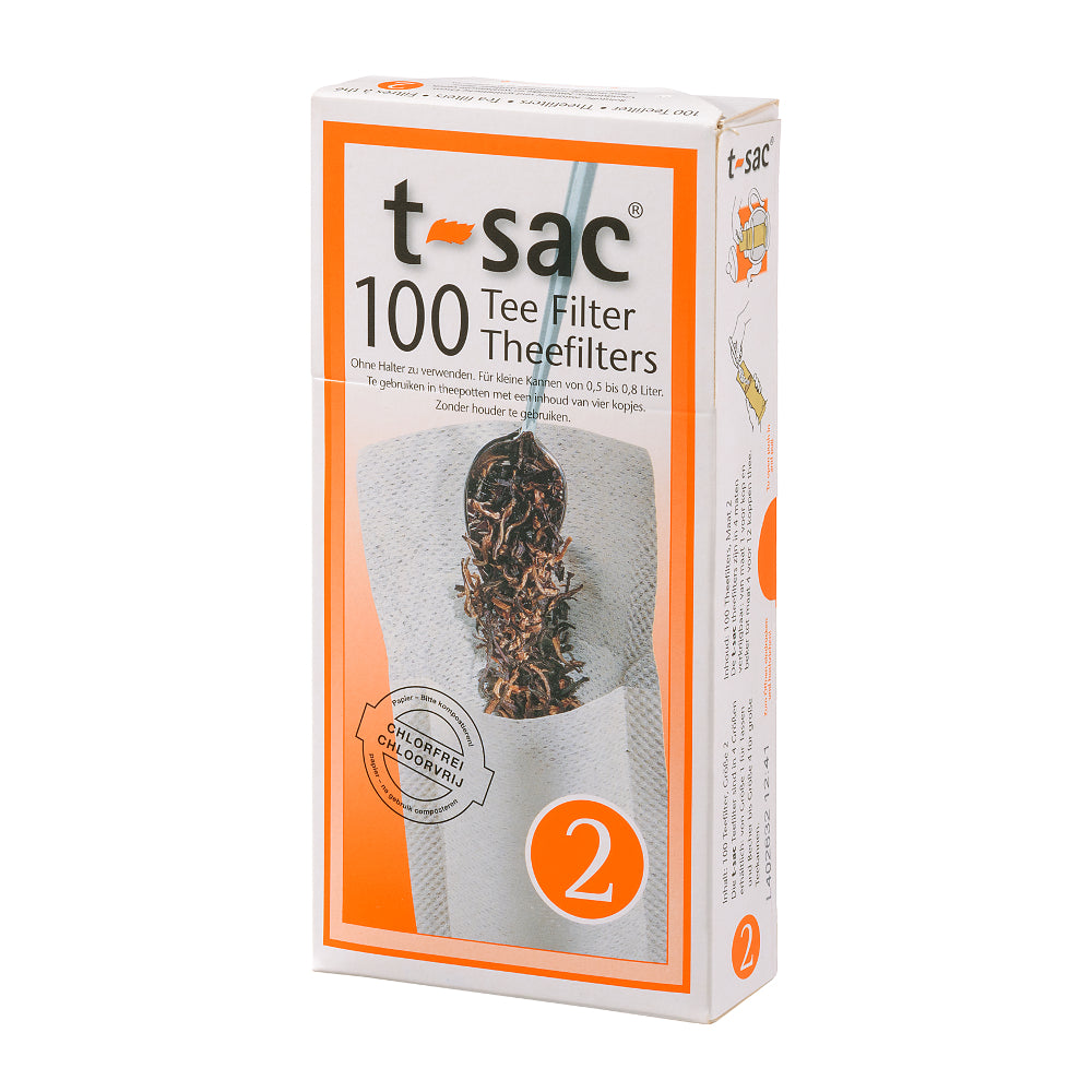 T-sac 100 Disposable Tea Filters