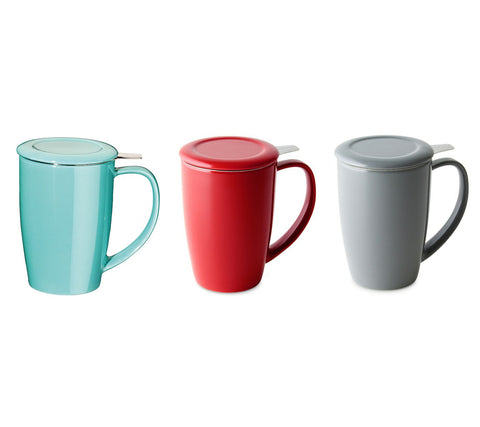 Forlife Tall Tea Mug with Infuser and Lid