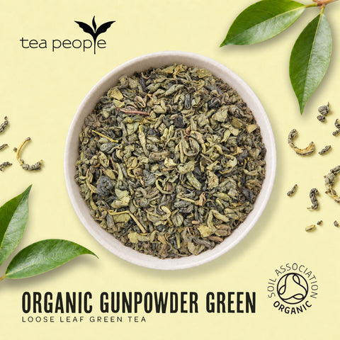 Organic Gunpowder Green - Loose Green Tea