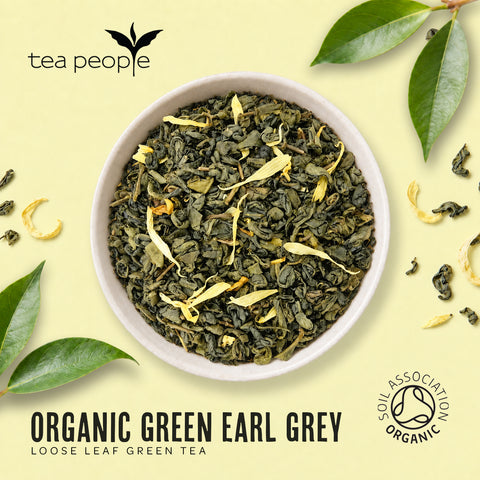 Organic Green Earl Grey - Loose Green Tea