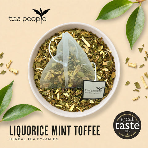 Liquorice Mint Toffee - Herbal Tea Pyramids