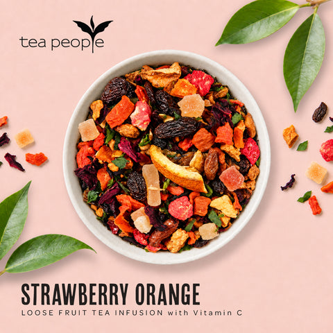 Strawberry Orange - Loose Fruit Tea with Vit C