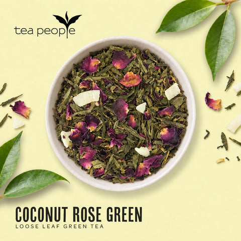 Coconut Rose Green - Loose Green Tea