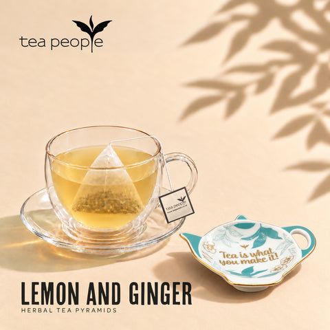 Lemon and Ginger - Herbal Tea Pyramids