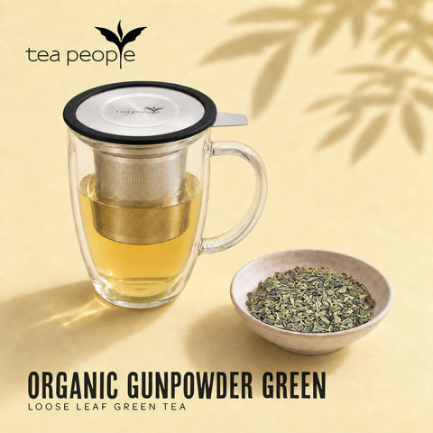 Organic Gunpowder Green - Loose Green Tea