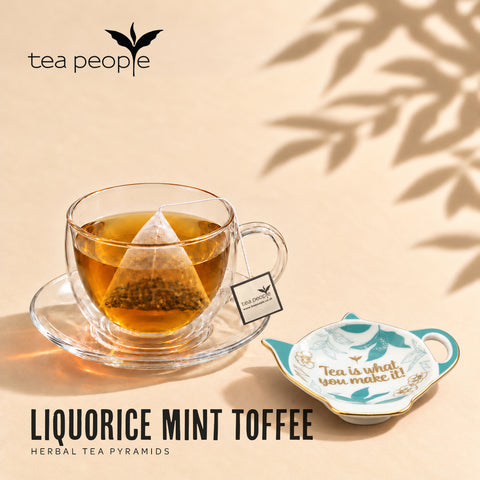 Liquorice Mint Toffee - Herbal Tea Pyramids