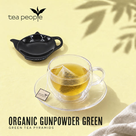 Organic Gunpowder Green - Green Tea Pyramids