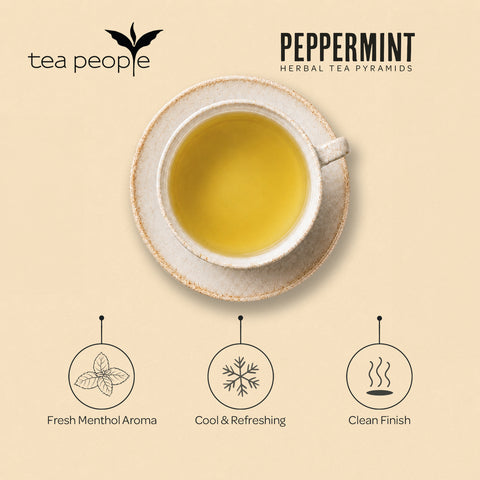 Peppermint Tea - Herbal Tea Pyramids