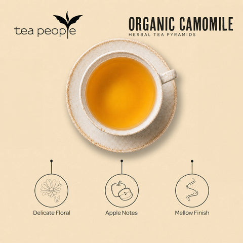 Organic Camomile - Herbal Tea Pyramids