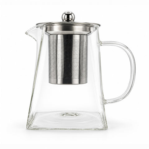 700ml Square Glass teapot with SS Infuser