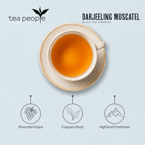 Darjeeling Muscatel - Black Tea Pyramids