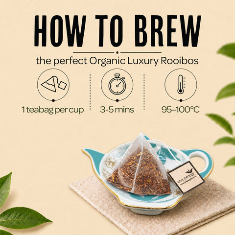 Organic Luxury Rooibos - Herbal Tea Pyramids