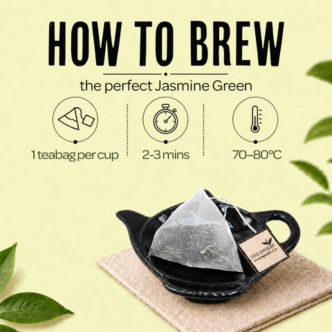 Jasmine Green - Green Tea Pyramids