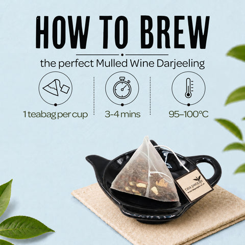 Mulled Wine Darjeeling - Black Tea Pyramids