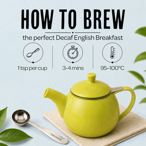 Decaf English Breakfast - Loose Black Leaf Tea