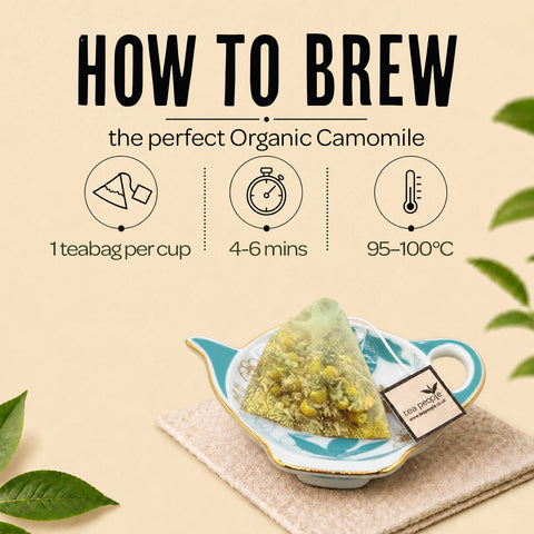 Organic Camomile - Herbal Tea Pyramids