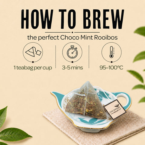 Choco Mint Rooibos - Herbal Tea Pyramids