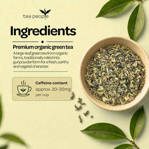 Organic Gunpowder Green - Loose Green Tea