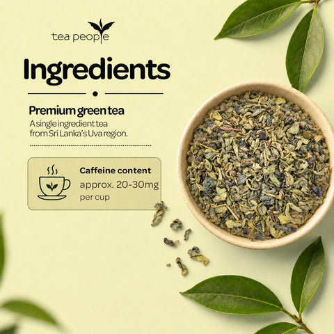 Ceylon Gunpowder Green - Loose Green Tea