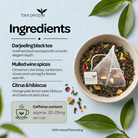 Mulled Wine Darjeeling - Black Tea Pyramids