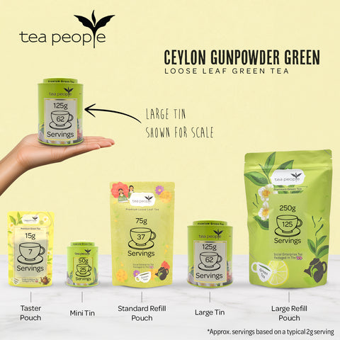 Ceylon Gunpowder Green - Loose Green Tea