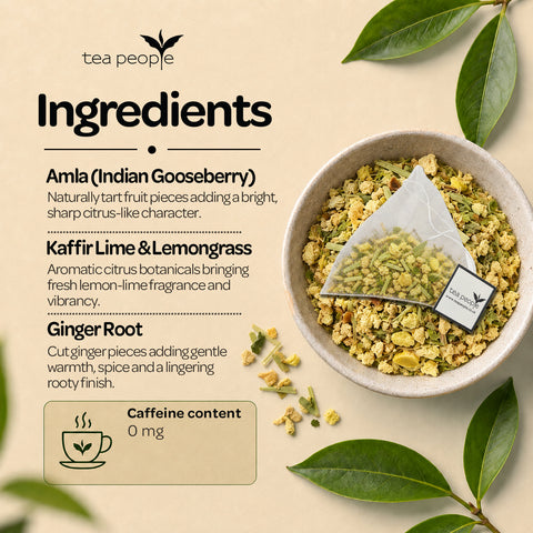 Lemon and Ginger - Herbal Tea Pyramids