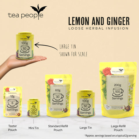 Lemon and Ginger - Loose Herbal Tea