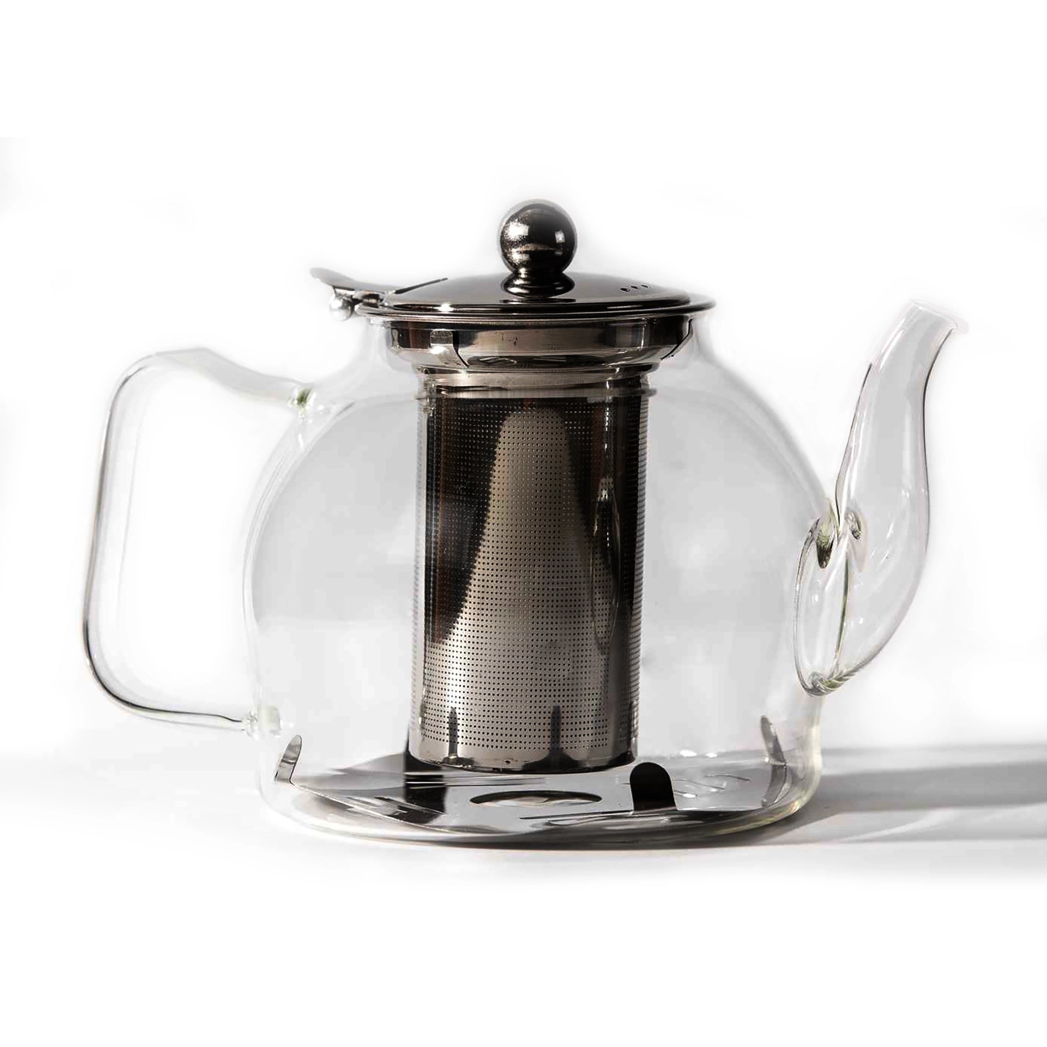 1.2l Clear Glass Teapot