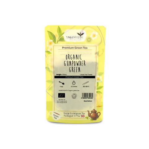 Organic Gunpowder Green - Loose Green Tea