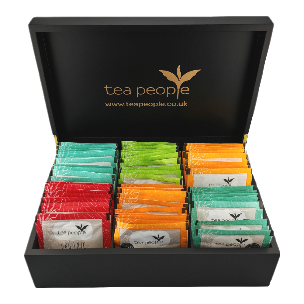 60 Tea Envelopes in a Luxury Wooden Tea Chest