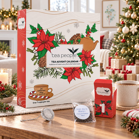 Tea People Advent Calendar - 24 Loose Teas + Infuser