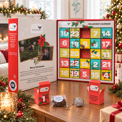 Tea People Advent Calendar - 24 Loose Teas + Infuser