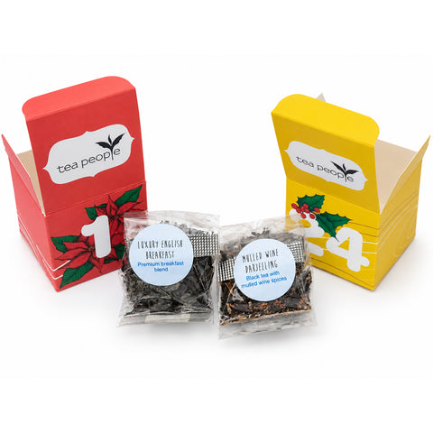 Tea People Advent Calendar - 24 Loose Teas + Infuser