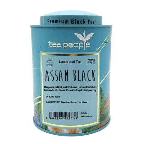 Assam Black Tea canister by Tea People