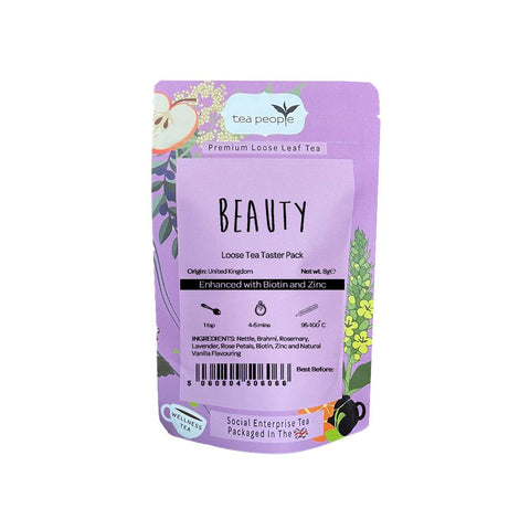 Beauty loose wellness tea taster pack for healthy skin and hair