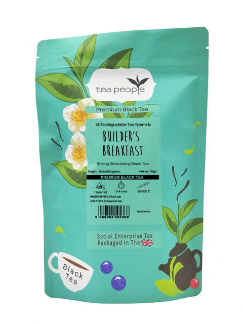 Builders Tea Break Builder's Breakfast Tea Pyramids - Black Tea | Tea People