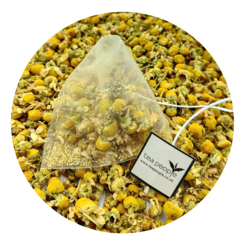 Whole Camomile Tea pyramid bags