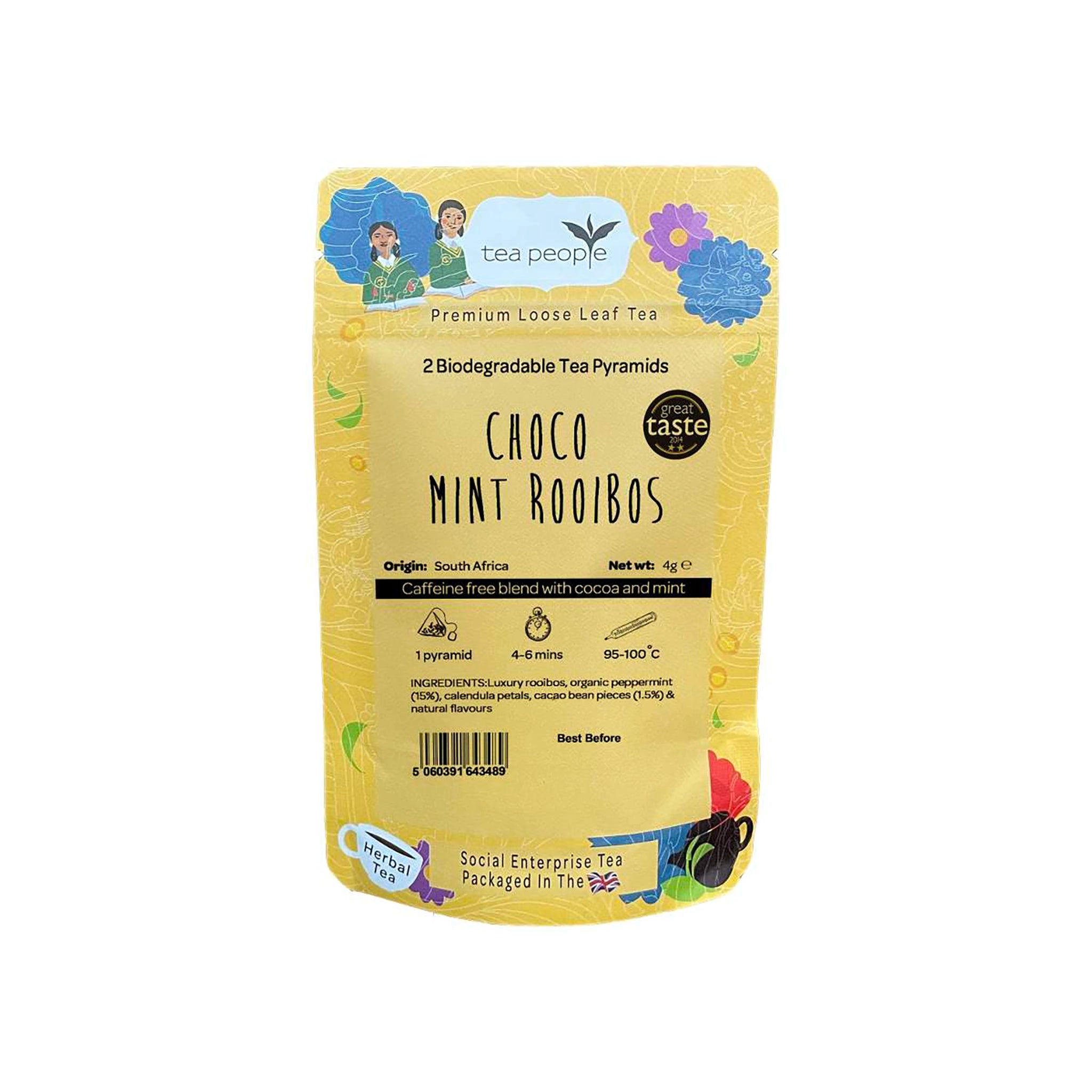 Choco Mint Rooibos - Herbal Tea Pyramids