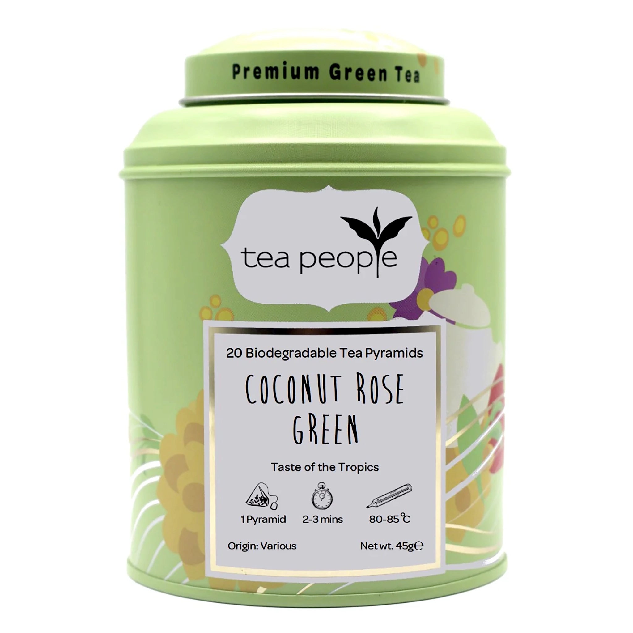 Coconut Rose Green - Tea Pyramids
