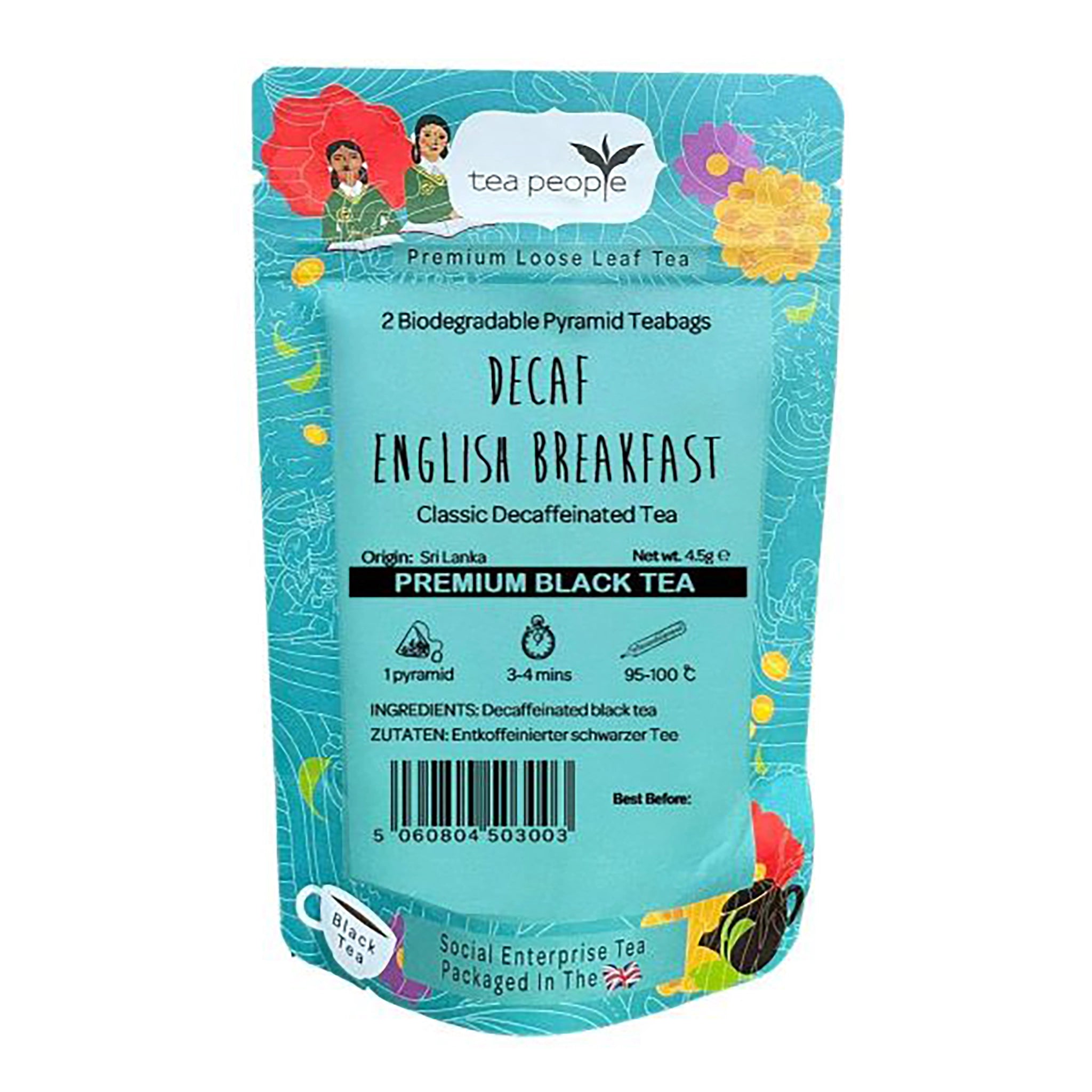 Decaf English Breakfast - Black Tea Pyramids