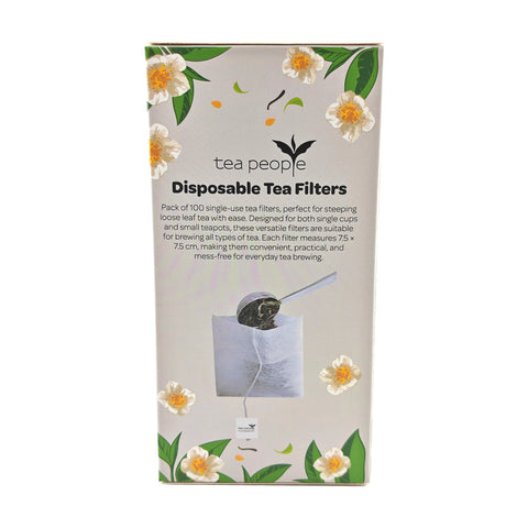 Tea People 100 Disposable Tea Filters