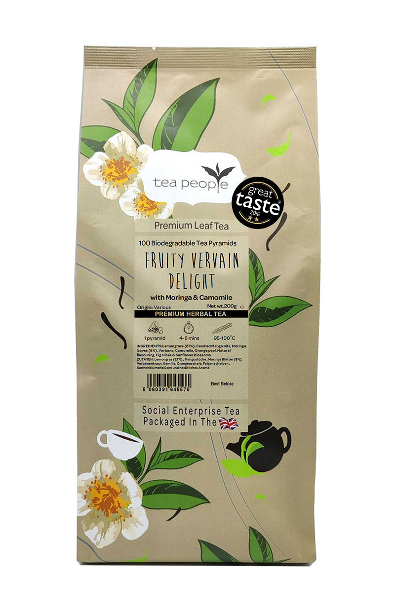 Fruity Vervain Delight - Herbal Tea Pyramids