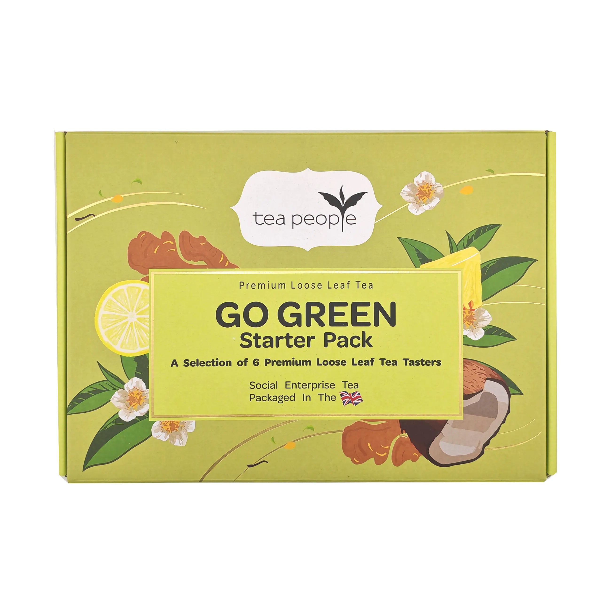 Go Green-Green Tea Starter Pack of 6 Loose Teas | Tea People